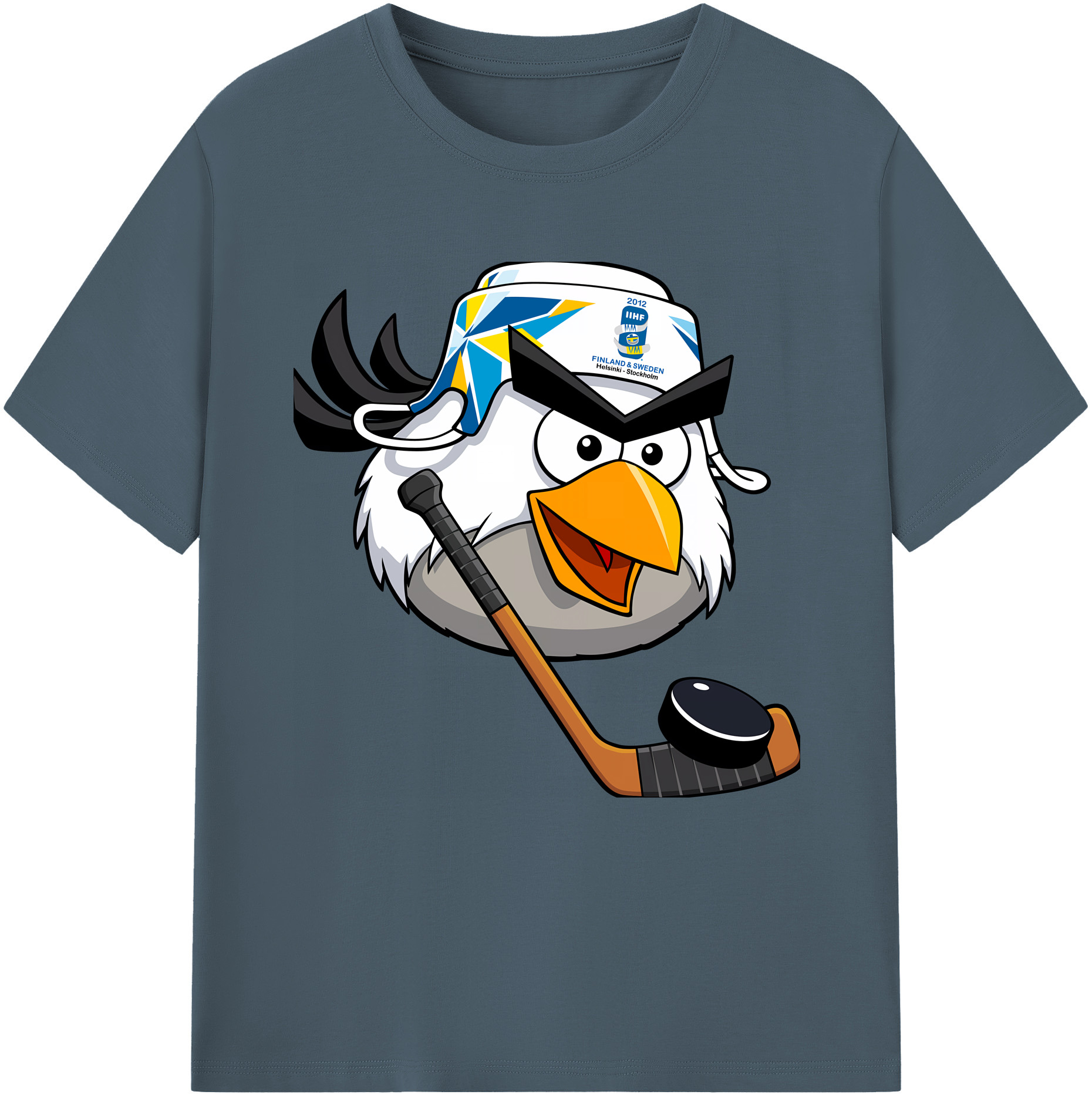 （画像用） Angry Birds アングリーバード 綿100％半袖Tシャツ（フロントプリント）
